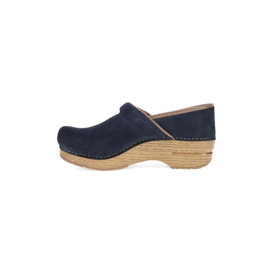Side image of Professional Clog Navy Suede