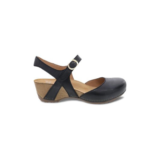 Side image of Tiffani Black Milled Burnished