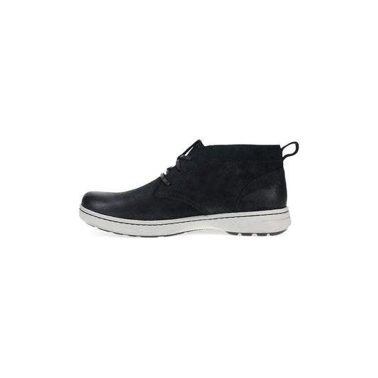 Side image of Tony Black Burnished Suede