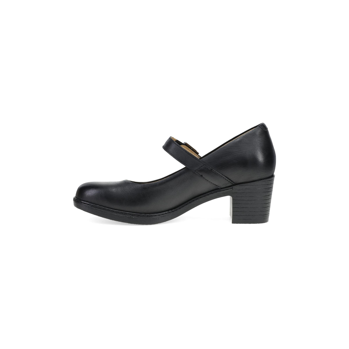 Side image of Marybeth Black Leather