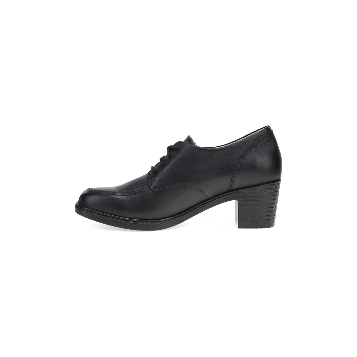 Side image of Maris Black Leather