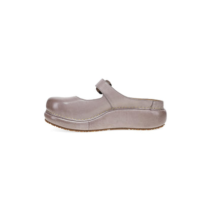 Side image of Kimberly Clog Dusty Lilac Leather