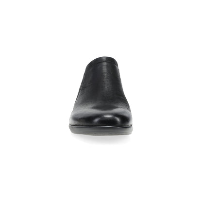 Toe image of Cheryl Wide Black Burnished Nubuck