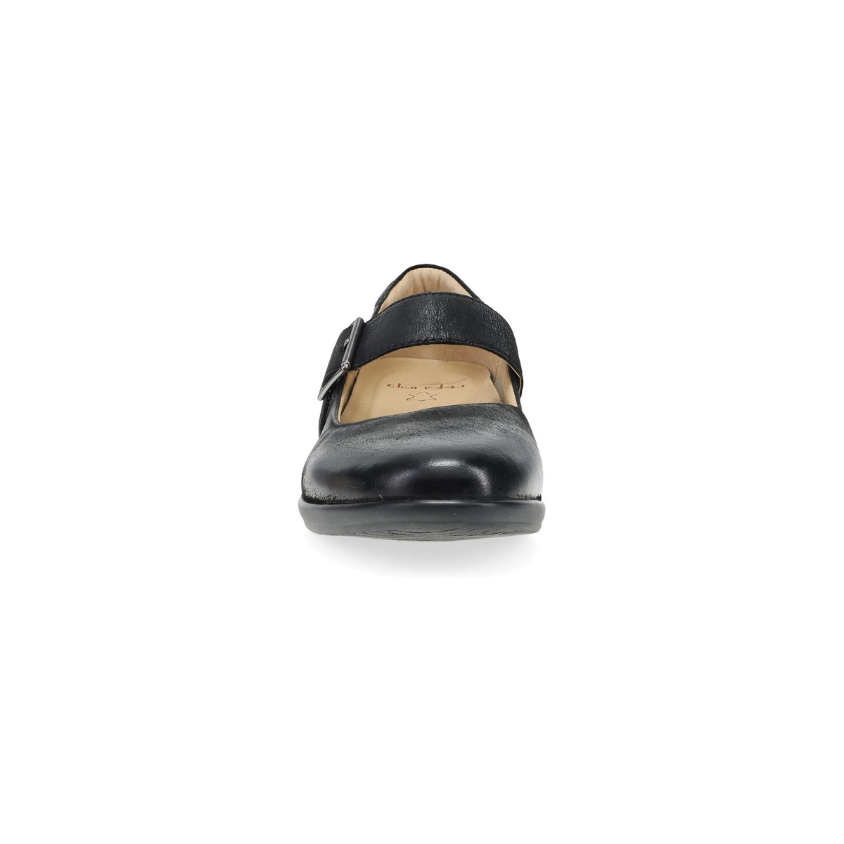 Toe image of Collette Wide Black Burnished Nubuck