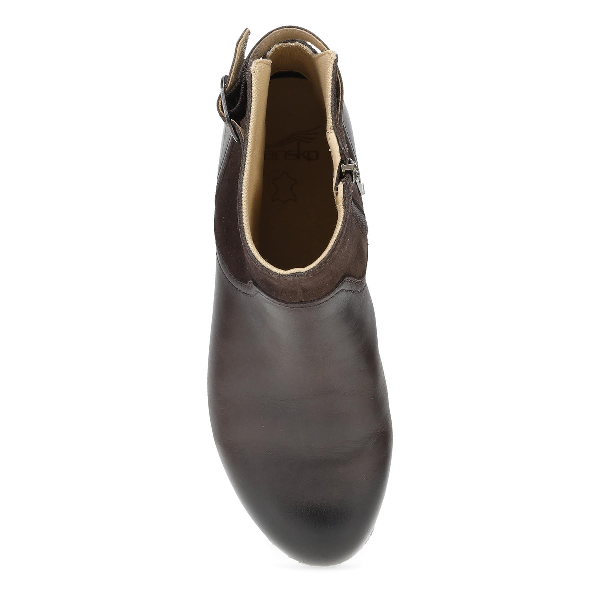Top image of Monique Chocolate Burnished Calf