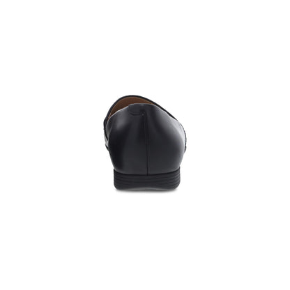 Heel image of Larisa Wide Black Milled Nappa