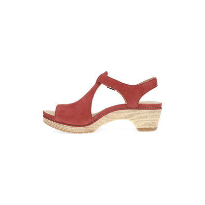 Side image of Laverne Paprika Nubuck