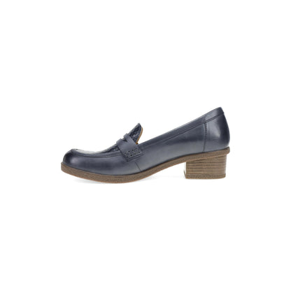 Side image of Danica Navy Leather