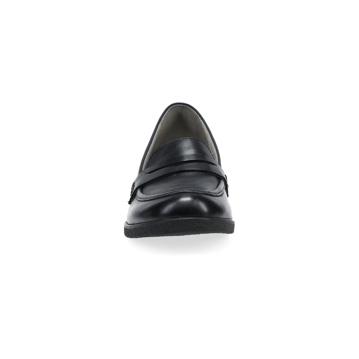 Toe image of Danica Wide Black Waterproof Burnished