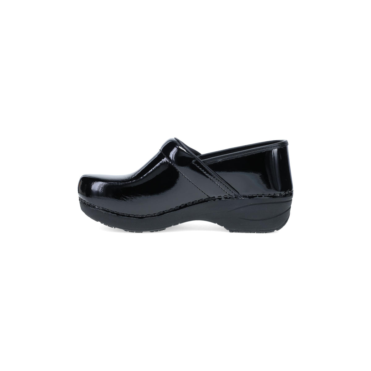 Side image of XP 2.0 Clog Black/Black Patent