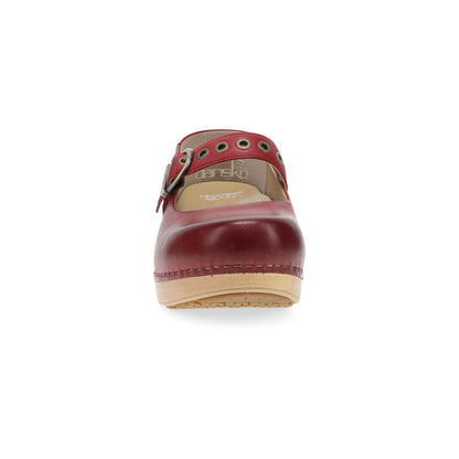 Toe image of Wide XP 2.0 Mary Jane Clog Red Leather