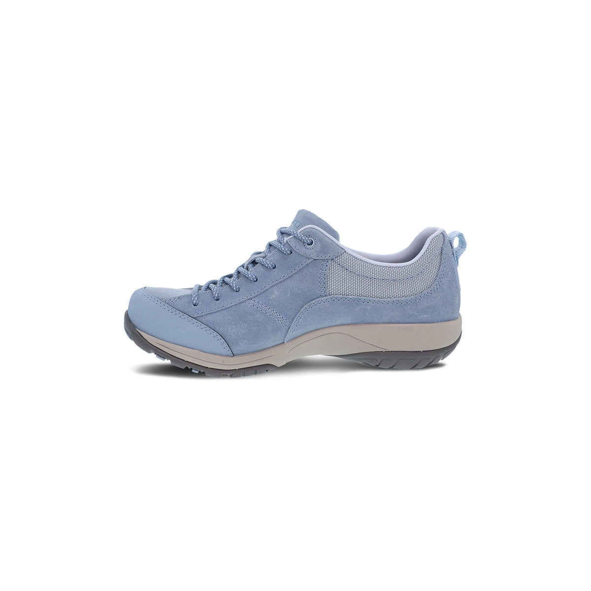 Side image of Paisley Sky Burnished Suede