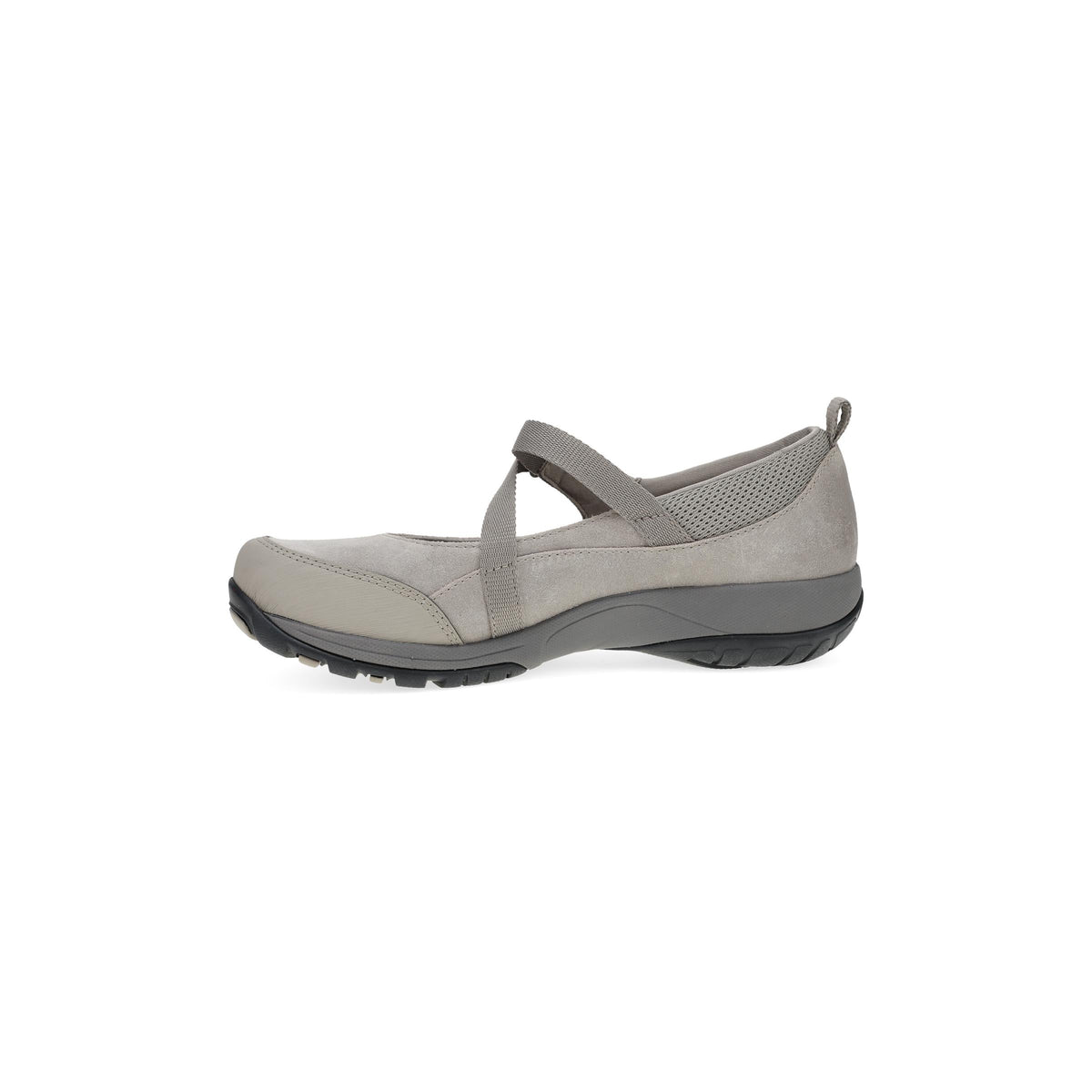 Side image of Primrose Taupe Burnished Suede
