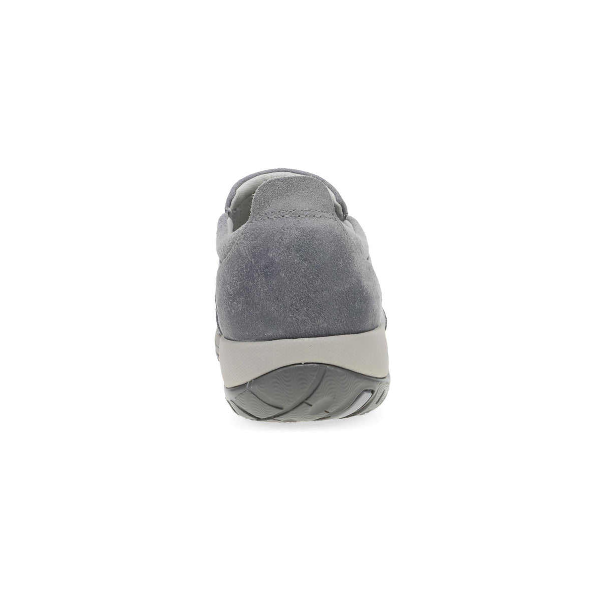 Heel image of Pippy Grey Waterproof Burnished Suede