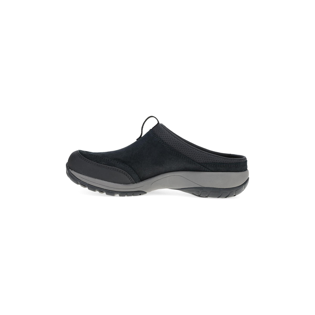 Side image of Pia Clog Black Leather