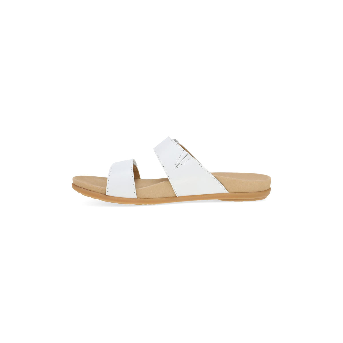 Side image of Justine White Full Grain