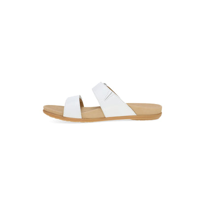 Side image of Justine White Full Grain
