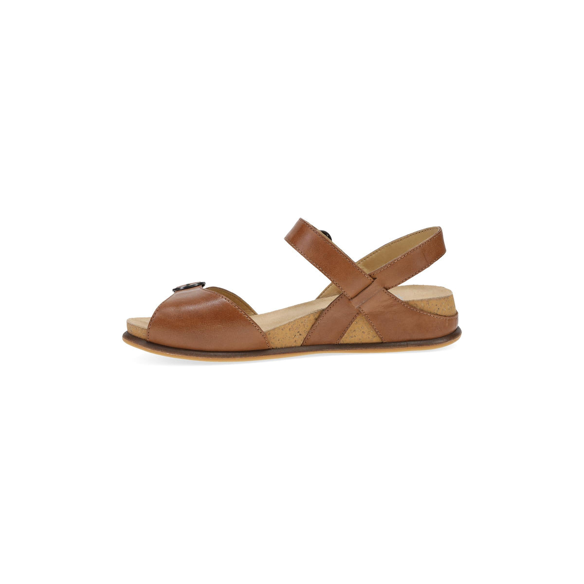 Side image of Candace Tan Burnished Nappa