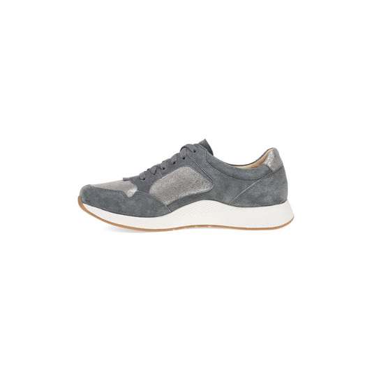 Side image of Catie Grey/Pewter Leather