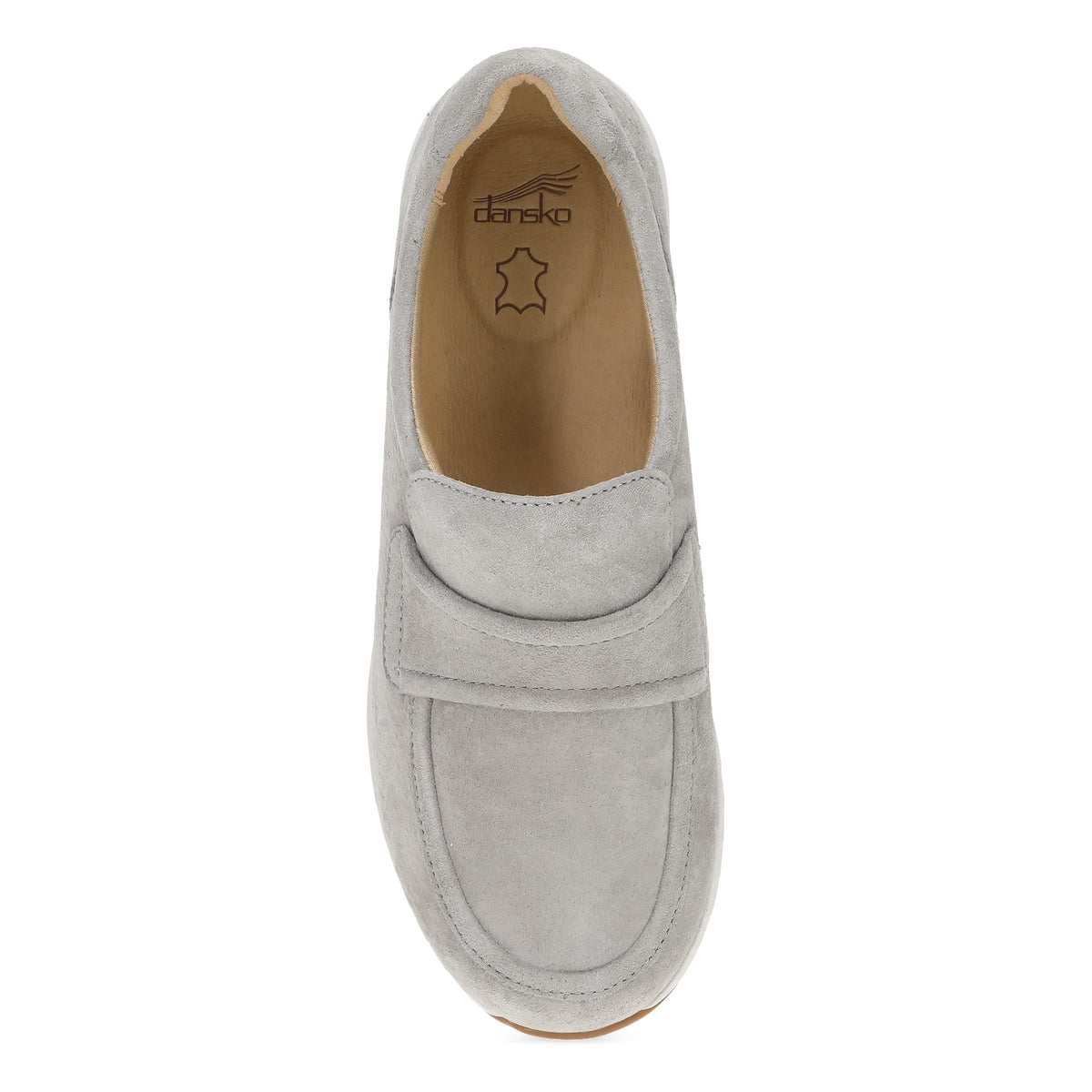 Top image of Clementine Light Grey Nubuck