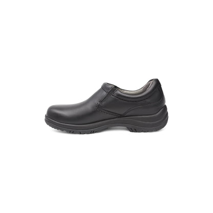 Side image of Wynn Black Leather