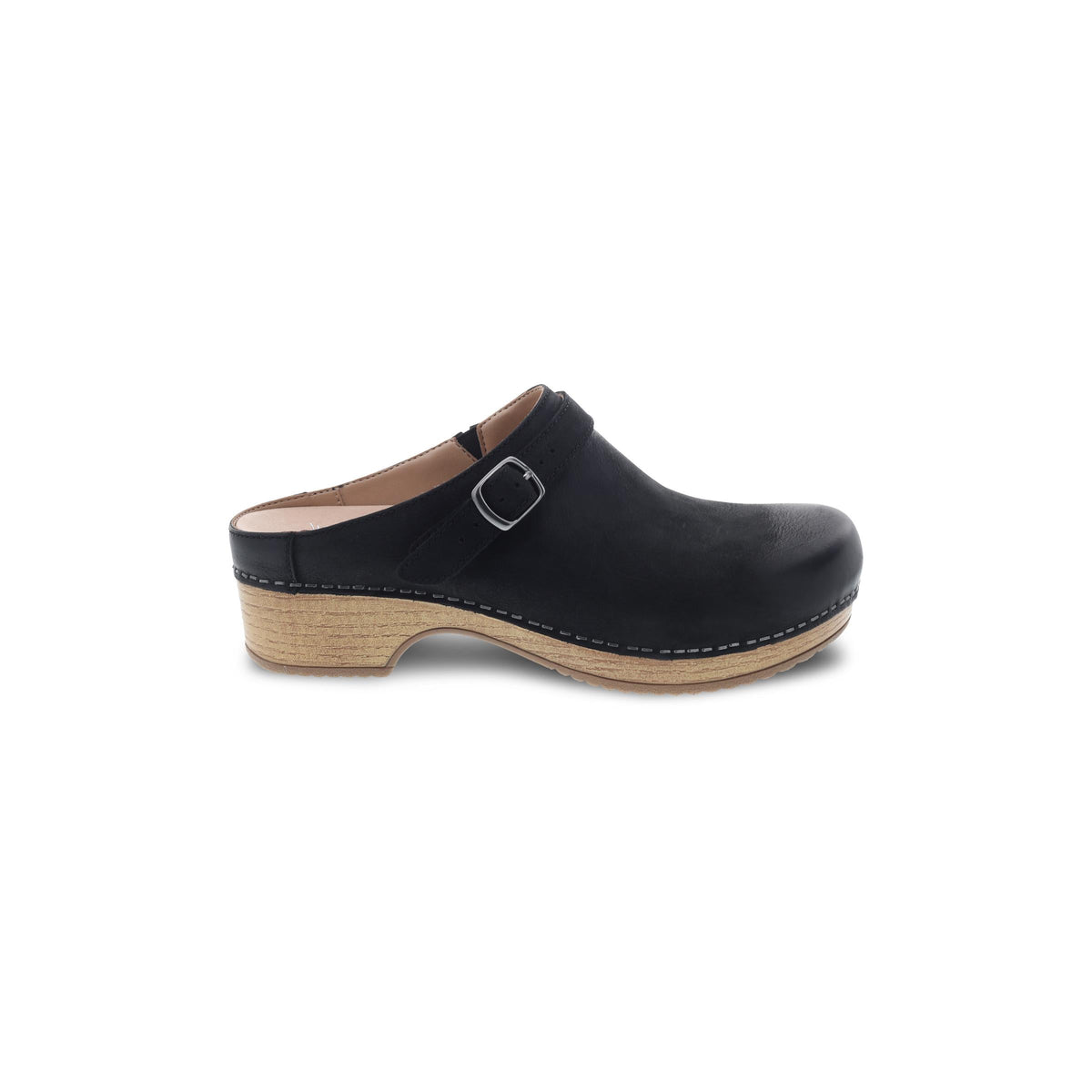 Side image of Berry Black Burnished Nubuck