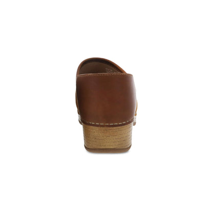 Heel image of Brenna Tan Burnished Suede