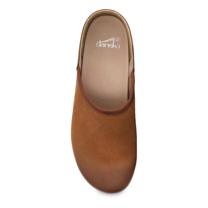 Top image of Brenna Tan Burnished Suede