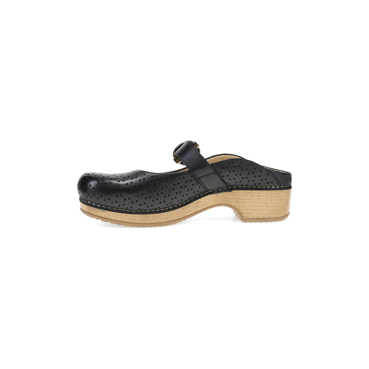 Side image of Blaire Clog Black