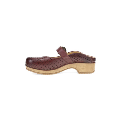 Side image of Blaire Clog Sangria