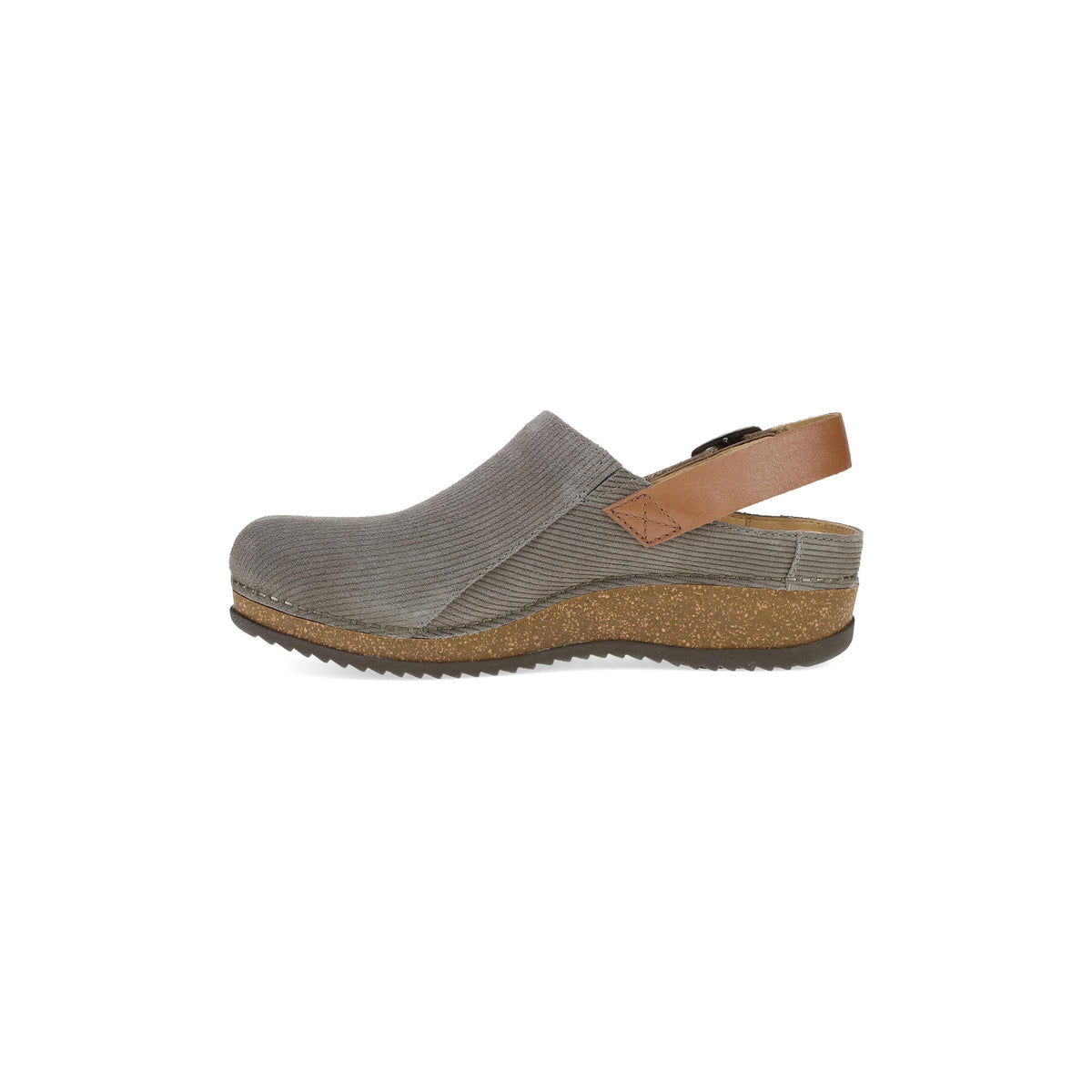 Side image of Merrin Stone Embossed Suede