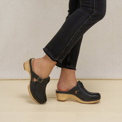 Leandra Black Leather